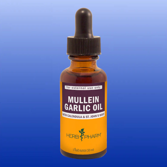 Mullein Garlic Oil 1 Oz-Topical Pain Relief-Herb Pharm-Castle Remedies