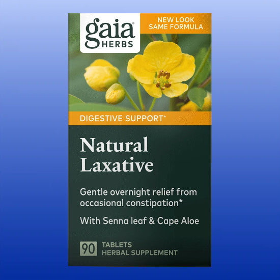 Natural Laxative 90 Tablets-Digestive Support-Gaia Herbs-Castle Remedies