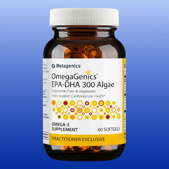 OmegaGenics® EPA-DHA 300 Algae 60 Softgels-Fish Oils/Essential Fatty Acids-Metagenics-Castle Remedies