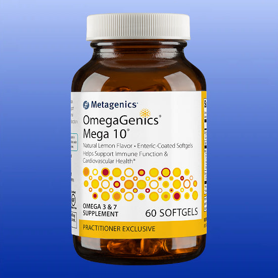 OmegaGenics® Mega 10® 60 Softgels-Fish Oils/Essential Fatty Acids-Metagenics-Castle Remedies