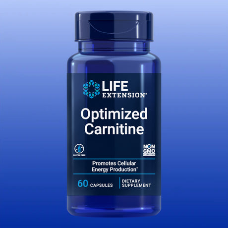 Optimized Carnitine 60 Vegetarian Capsules-Amino Acids-Life Extension-Castle Remedies