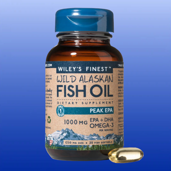 Peak EPA Fish Oil 60 Softgels-Fish Oils/Essential Fatty Acids-Wiley's Finest-Castle Remedies