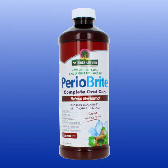 PerioBrite® Natural Mouthwash Cinnamint 16 Oz-Body Care-Nature's Answer-Castle Remedies