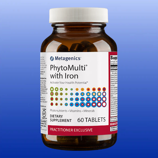 PhytoMulti® with Iron 60 Tablets-Vitamins and Minerals-Metagenics-Castle Remedies