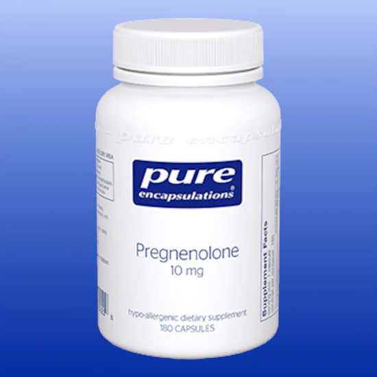 Pregnenolone 10 mg 180 Capsules-Hormonal Support-Pure Encapsulations-Castle Remedies