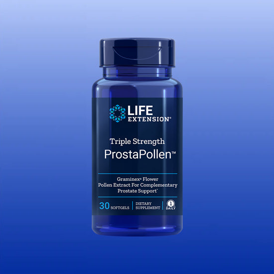 Triple Strength ProstaPollen™ 30 Softgels-Men's Health-Life Extension-Castle Remedies