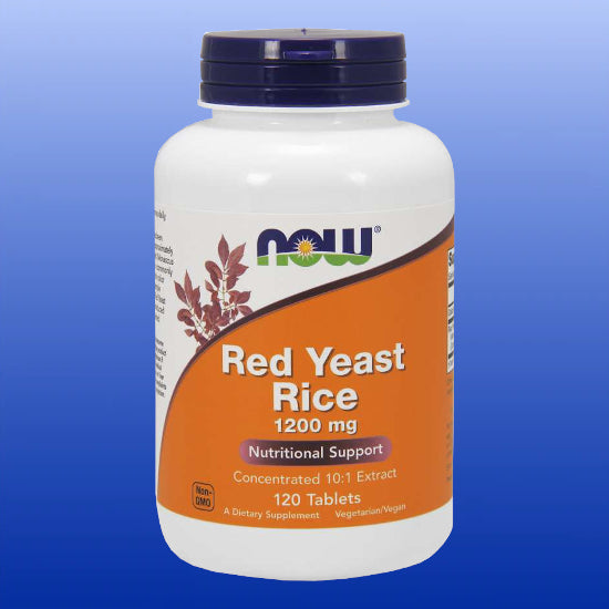 Red Yeast Rice 120 Tablets-Cardiovascular Support-Now Products-Castle Remedies