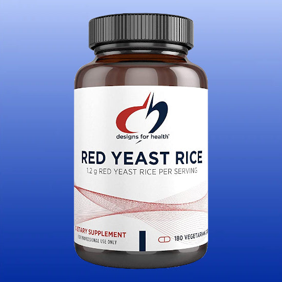 Red Yeast Rice 180 Vegetable Capsules-Cardiovascular Support-Designs for Health-Castle Remedies