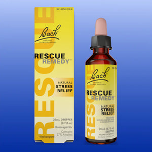 Rescue Remedy 10 or 20 mL Dropper-Stress Relief-Bach-20 mL-Castle Remedies