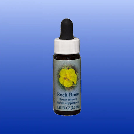 Rock Rose Flower Essence 0.25 Oz-FES Flower Essence-Flower Essence Services-Castle Remedies