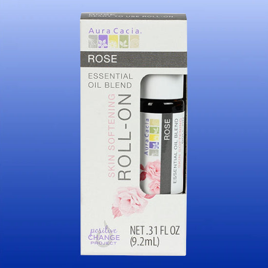 Rose Essential Oil Roll On 0.31 Oz-Roll On-Aura Cacia-Castle Remedies