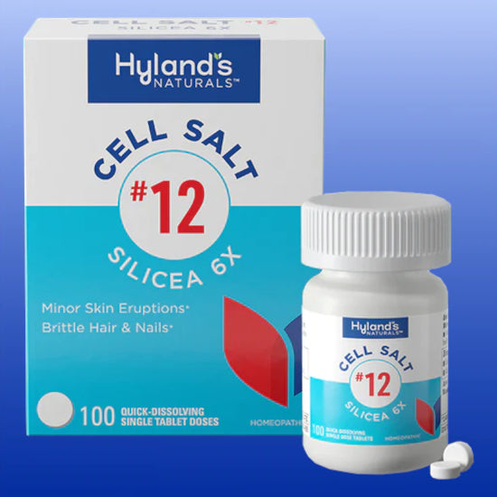 Silicea 6X Cell Salt 100 Tablets-Cell Salts-Hylands-Castle Remedies