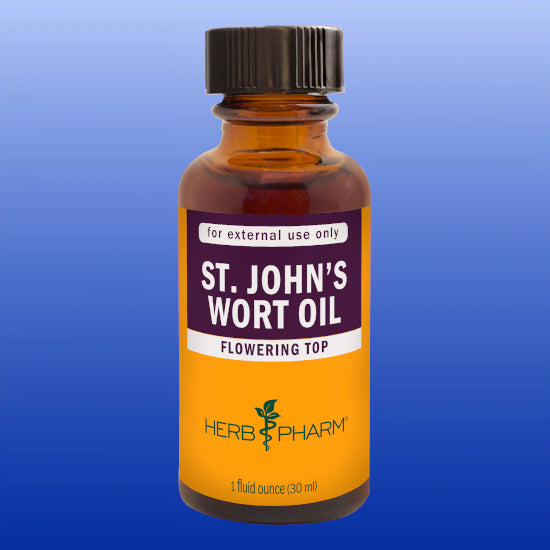 St. John's Wort Oil 1 Oz-Topical Skin Relief-Herb Pharm-Castle Remedies