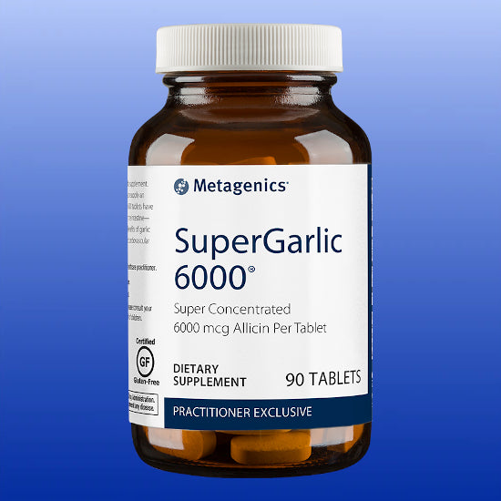 SuperGarlic 6000® 90 Tablets-Cardiovascular Support-Metagenics-Castle Remedies