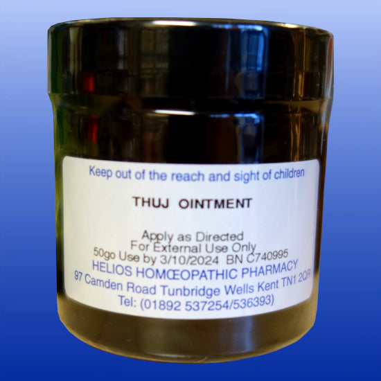 Thuja Ointment 50g Helios-Topical Skin Relief-HELIOS.CO.UK-Castle Remedies