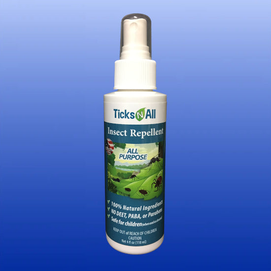 Ticks-N-All Insect Repellent 4 Oz-Outdoor Protection-Ticks N All-Castle Remedies