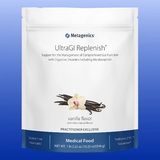 UltraGI Replenish™ Pea and Rice Protein Formula 14 Servings-Medical Food-Metagenics-Castle Remedies