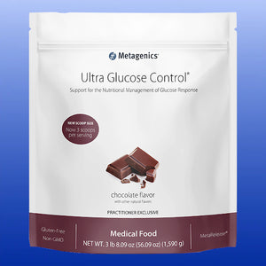 Ultra Glucose Control - Chocolate Flavor - 14 Servings or 28 Servings-Medical Food-Metagenics-30 Servings-Castle Remedies