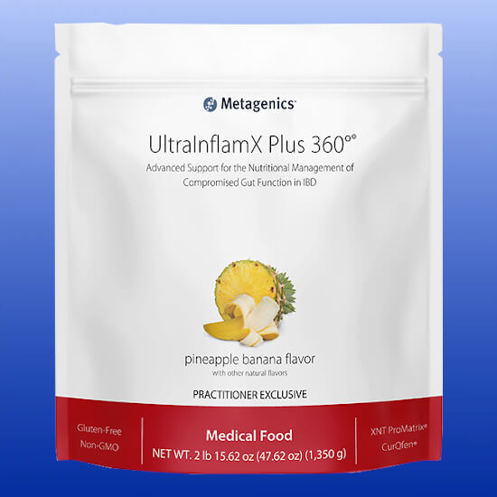 UltraInflamX Plus 360° Pineapple Banana 14 Servings-Medical Food-Metagenics-Castle Remedies
