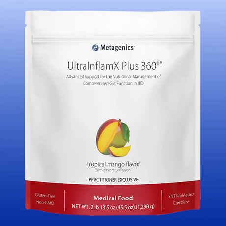 UltraInflamX Plus 360° Tropical Mango 14 Servings-Medical Food-Metagenics-Castle Remedies