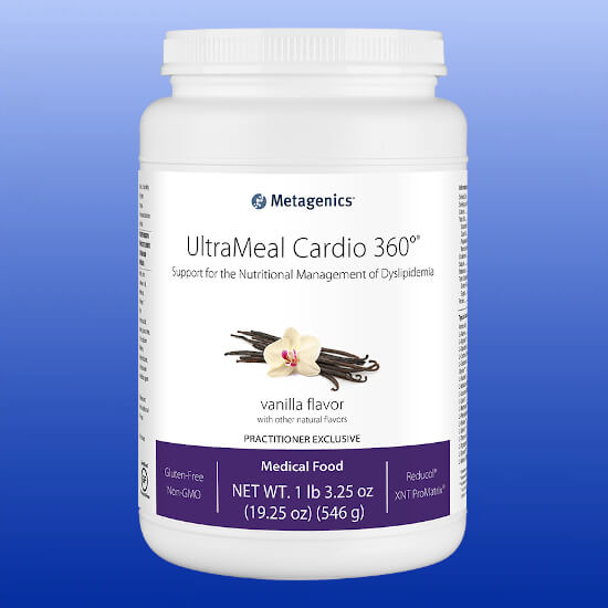 UltraMeal Cardio 360° Vanilla 14 Servings-Medical Food-Metagenics-Castle Remedies