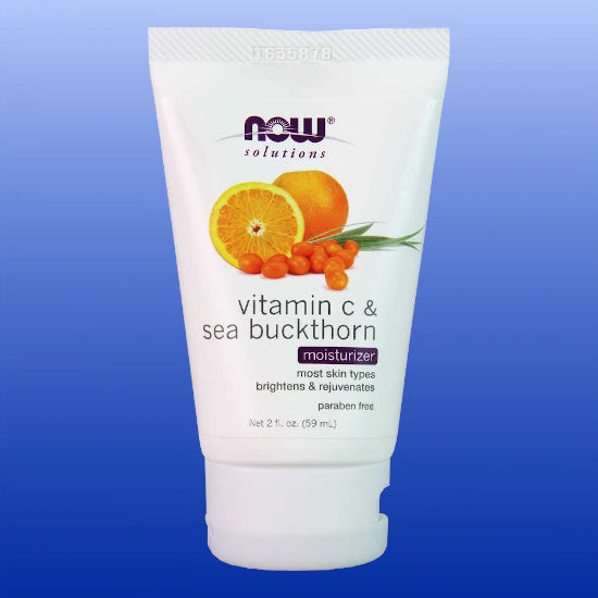 Vitamin C & Sea Buckthorn Moisturizer 2 Oz-Topical Skin Repair-Now Products-Castle Remedies
