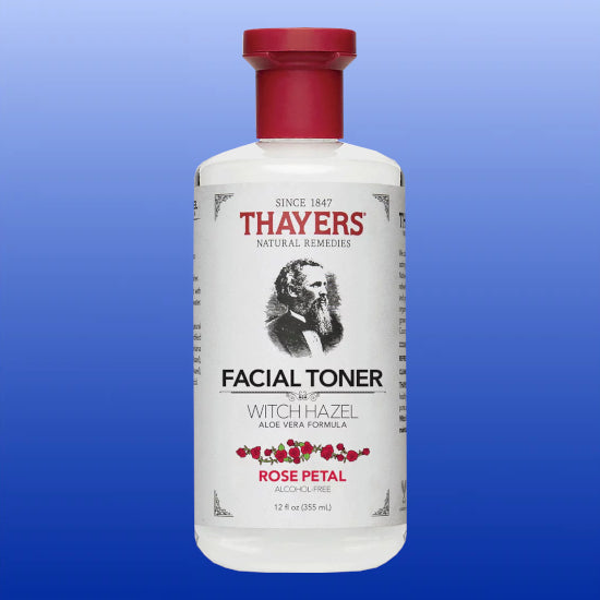Witch Hazel Facial Toner Rose Petal 12 Oz-Body Care-Thayer's-Castle Remedies
