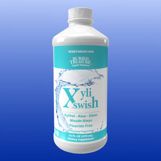 Xyli Swish Mouthwash 16 Oz-Oral Support-Buried Treasure-Castle Remedies