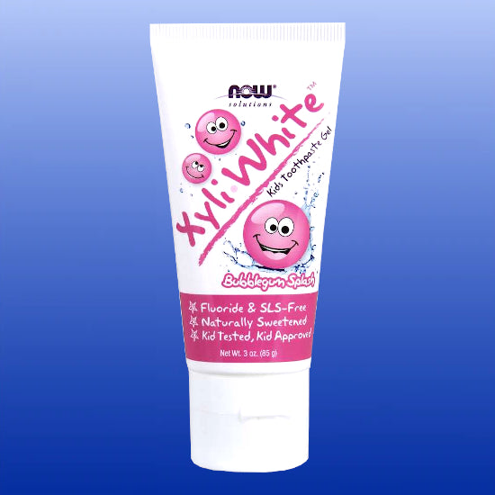 Xyliwhite™ Bubblegum Splash Toothpaste Gel for Kids 3 Oz-Oral Support-Now Products-Castle Remedies