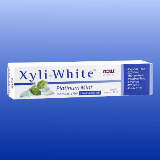 XyliWhite™ Platinum Mint Toothpaste Gel 6.4 Oz-Oral Support-Now Products-Castle Remedies