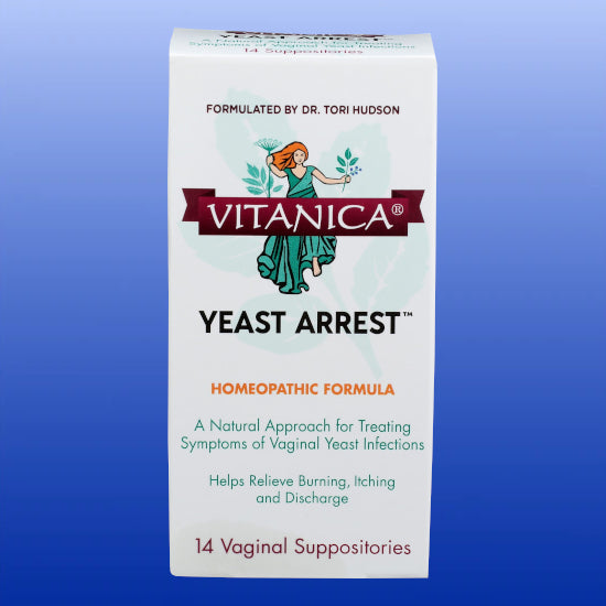 Yeast Arrest ™ Vaginal Suppositories 14 Count-Women's Health-Vitanica-Castle Remedies