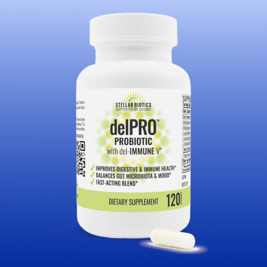 DelPRO™ 60 or 120 Capsules-Probiotics-Stellar Biotics-120 Capsules-Castle Remedies
